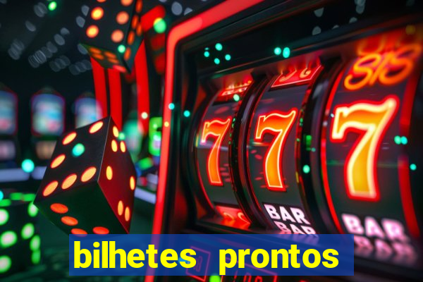 bilhetes prontos futebol hoje